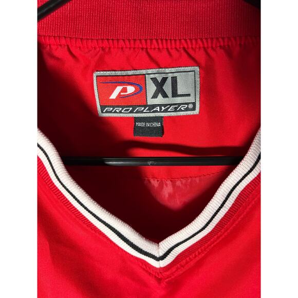 Vintage St. John’s Red Storm V-neck Windbreaker Pro Player Sz XL - Picture 4 of 8